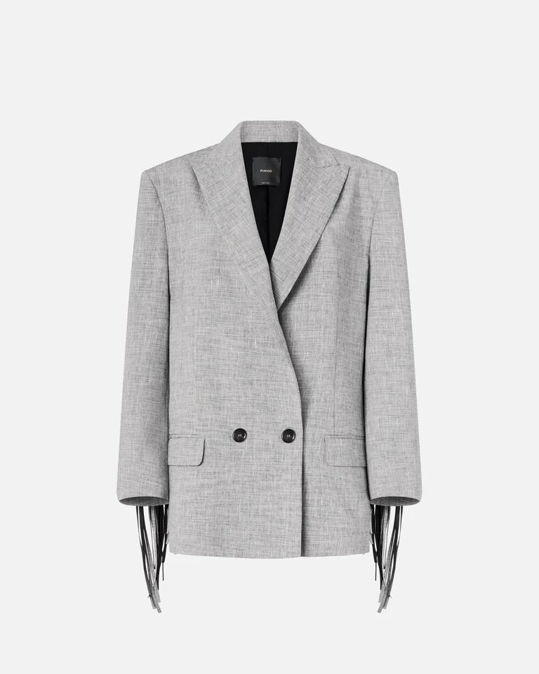 Chaqueta de botonadura doble con flecos PINKO - Imagen 5